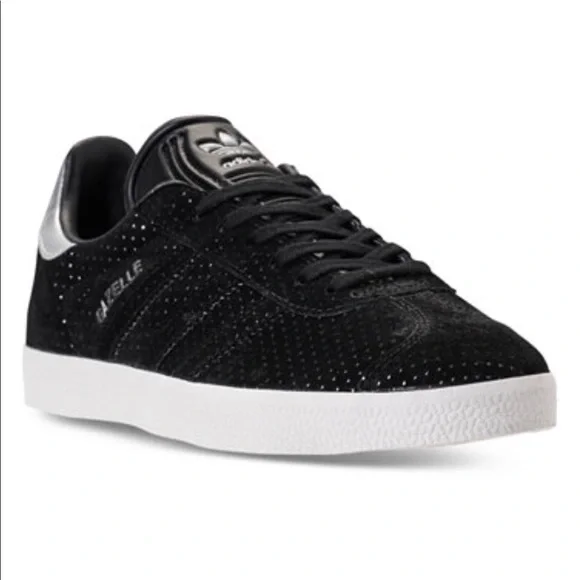 adidas gazelle silver green womens Adidas X Dime Gazelle ADV Shoe Core Black / Silver Metalic / Carbon